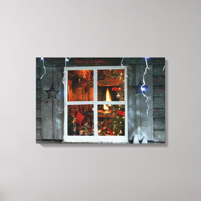 Imagen de navidades para Canva de lienzo envuelto  (Anverso)