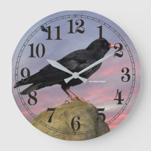 imagen de pájaro para reloj de pared redondo (gran