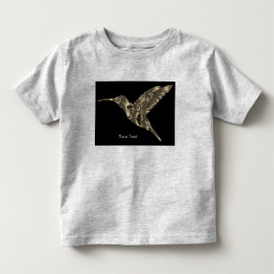 Imagen de Pájaro Tu Texto Gris Heather Jersey Fino