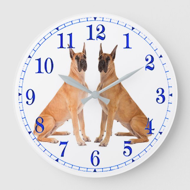 Imagen de perro para el reloj de pared acrílico de (Anverso)