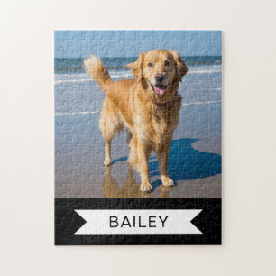 Imagen de perro rompecabezas personalizada
