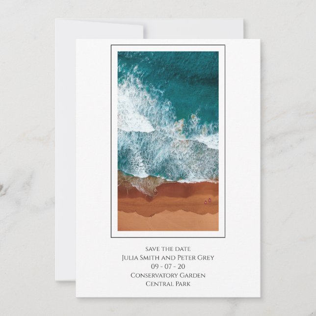 imagen de personalizado guardar la invitación de f (Anverso)