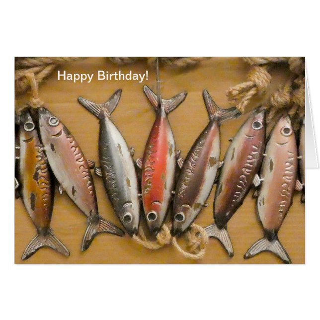 Imagen de pescado para tarjeta de felicitación de  (Anverso (Horizontal))