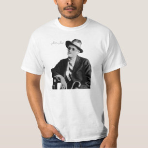 Imagen de poeta irlandés para camiseta