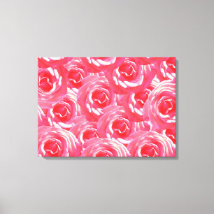 Imagen de rosas rosas rosas rosadas arte de pared 