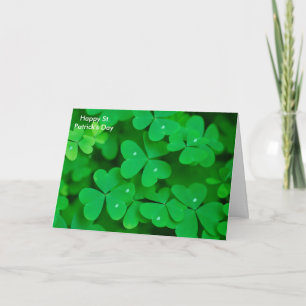 Imagen de Shamrock para tarjeta de felicitación