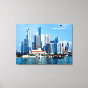 Imagen de Singapur para la impresión de lienzo