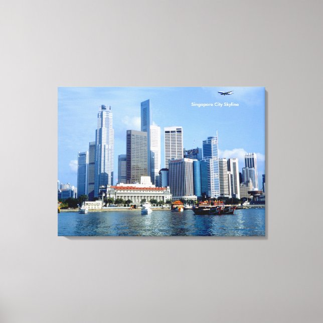 Imagen de Singapur para la impresión de lienzo (Anverso)