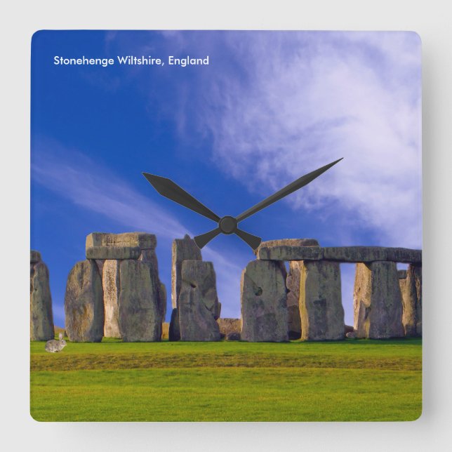 Imagen de Stonehenge para reloj de pared grande re (Anverso)
