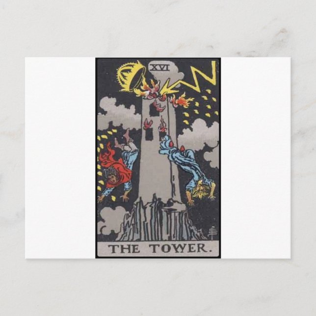 Imagen de tarjeta Tower Tarot (Anverso)