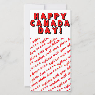 Imagen de texto del Día de Canadá Feliz