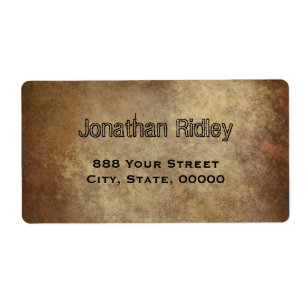 Imagen de textura de cobre Etiquetas de envío