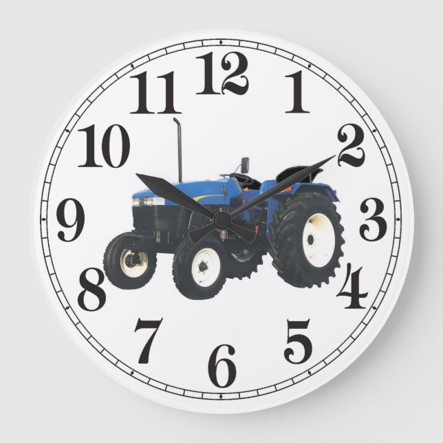 Imagen de tractor para reloj de pared acrílico (Anverso)