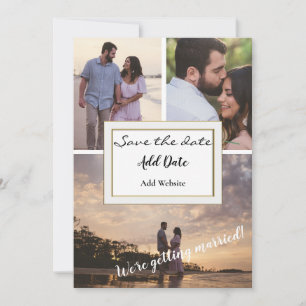 Imagen de tres piezas Guardar anuncio de fecha