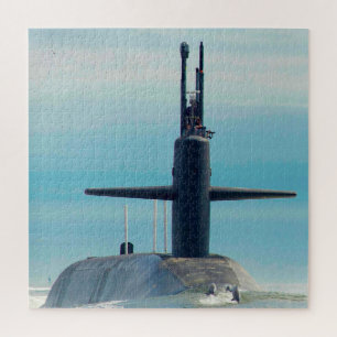 Imagen de un submarino Tennessee. Rompecabezas