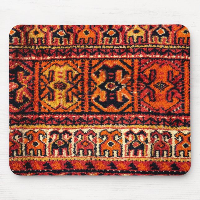 Imagen de una alfombra vintage. Textura impresiona (Frente)