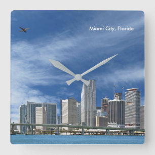 Imagen de USA para reloj de pared cuadrada