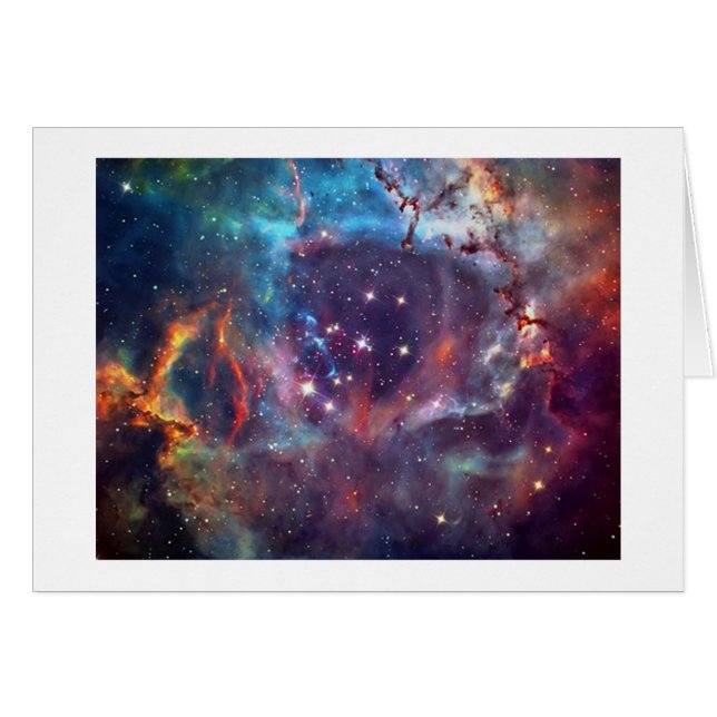 Imagen del espacio de la nebulosa Galaxy. (Anverso (Horizontal))