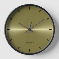 Imagen del Reloj de textura metálica de oro brilla