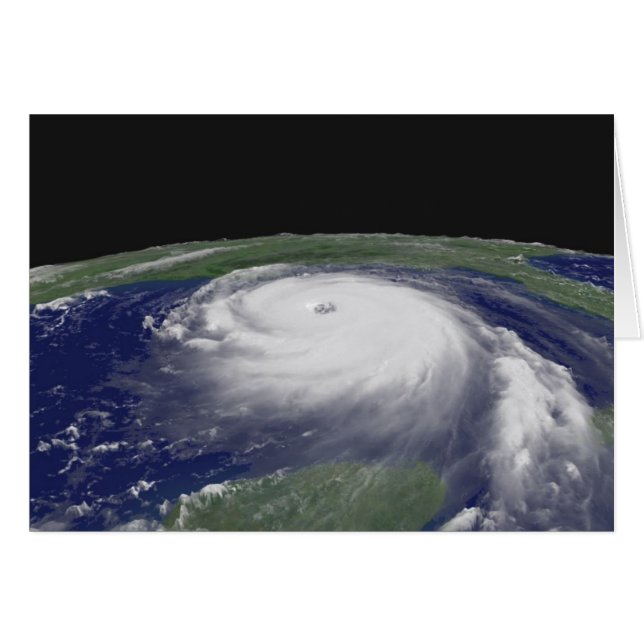 Imagen del satélite Huracán Katrina (Anverso (Horizontal))