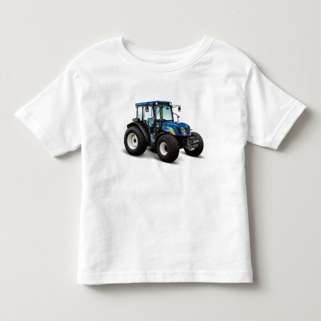 Imagen del tractor para camiseta infantil (Anverso)