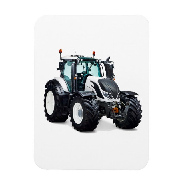 Imagen del tractor para el imán fotográfico (Vertical)