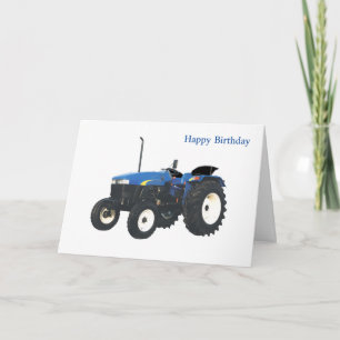 Imagen del tractor para tarjeta de felicitación pl
