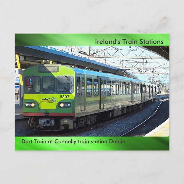 Imagen del tren para postal (Anverso)