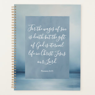 Imagen del versículo bíblico Romanos 6:23 Cuaderno