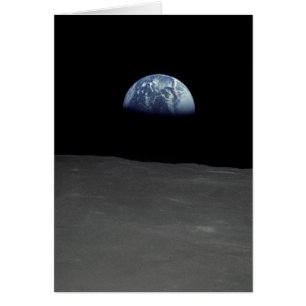 Imagen famosa de Earthrise desde la luna