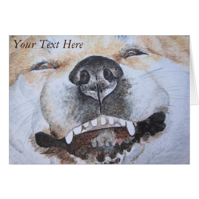 imagen graciosa de akita sonriendo perro lindo (Anverso (Horizontal))