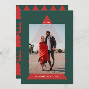 Imagen gráfica moderna mínima del árbol de Navidad