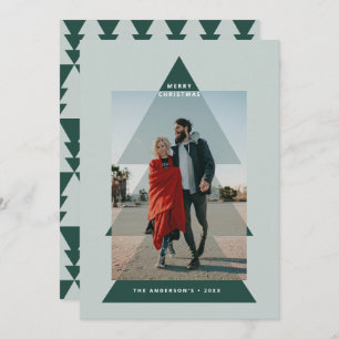 Imagen gráfica moderna mínima del árbol de Navidad