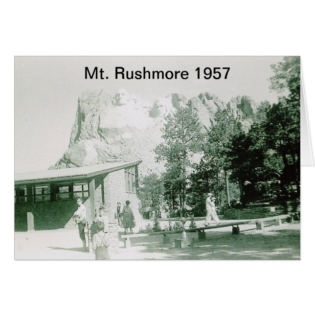 Imagen histórica del Monte Rushmore (Anverso (Horizontal))