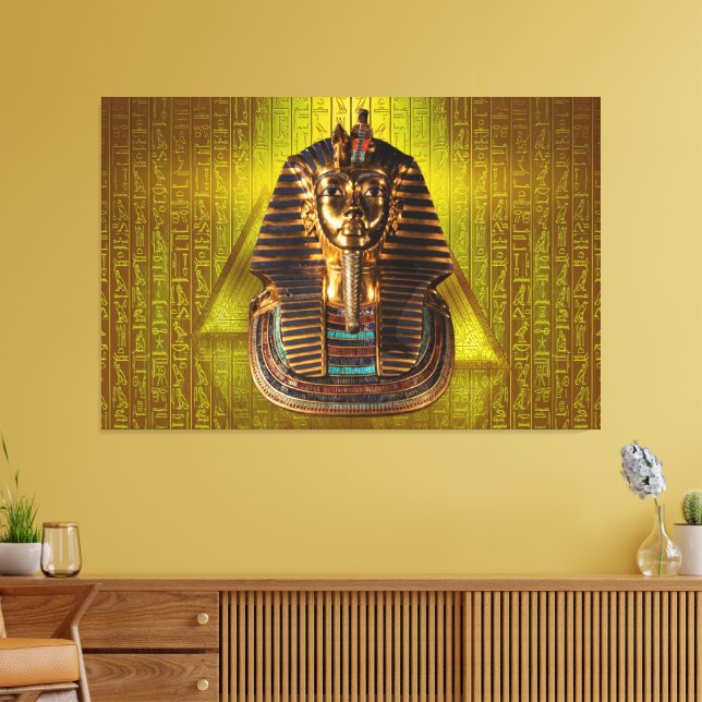 Imagen impresa del lienzo King Tut Tutankhamun 11 (Insitu (Sala de estar))