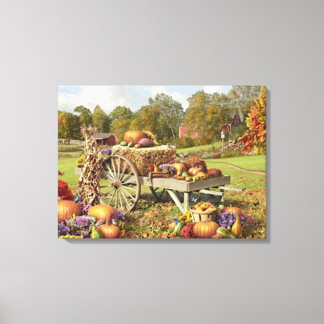 Imagen impresa en lienzo de Alan Giana "Autumn Tre (Anverso)