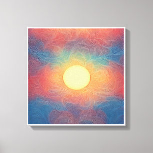 Imagen impresa en lienzo para colores hermosos, 1