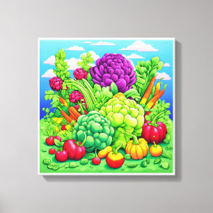 Imagen impresa en lienzo para colores hermosos, 15