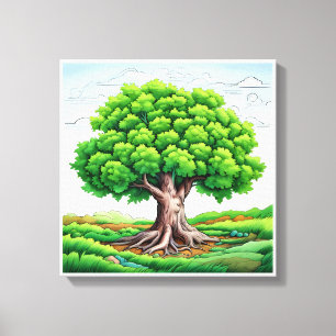Imagen impresa en lienzo para colores hermosos, 17