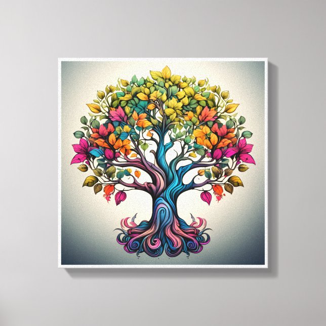 Imagen impresa en lienzo para colores hermosos, 50 (Anverso)