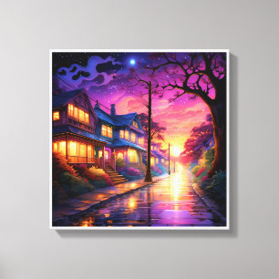 Imagen impresa en lienzo para colores hermosos, 80