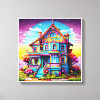 Imagen impresa en lienzo para obtener colores herm