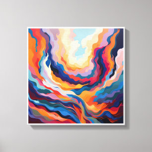 Imagen impresa en lienzo para obtener colores herm