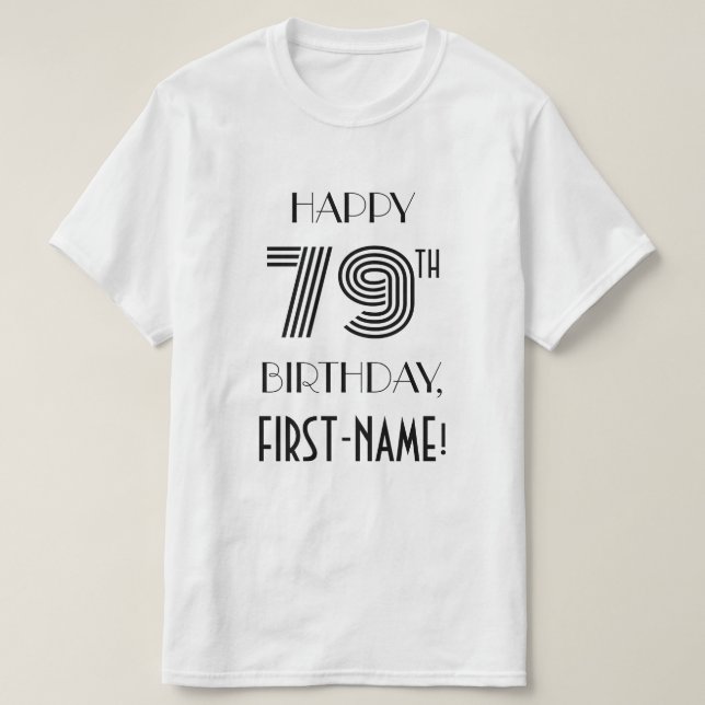 Imagen inspirada en el Art Deco 79.ª camiseta de l (Diseño del anverso)