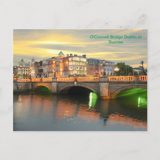 Imagen irlandesa para la postal (Anverso)