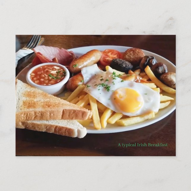 Imagen irlandesa para la postal (Anverso)