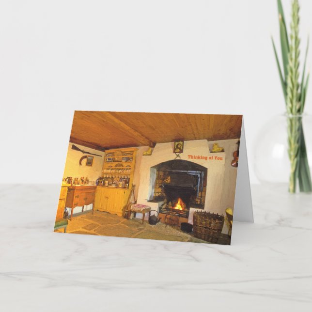 Imagen irlandesa para la tarjeta Get well (Anverso)