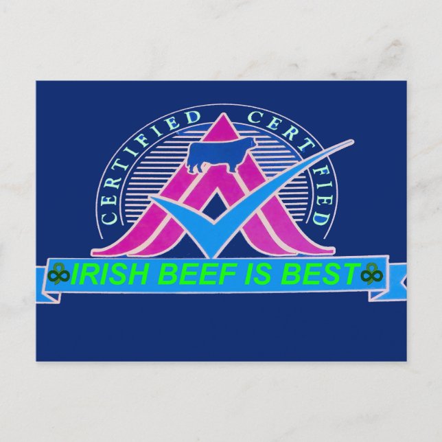 Imagen irlandesa para postal (Anverso)