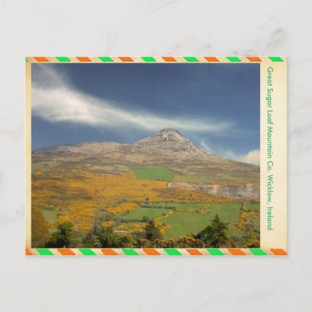 Imagen irlandesa para postal (Anverso)