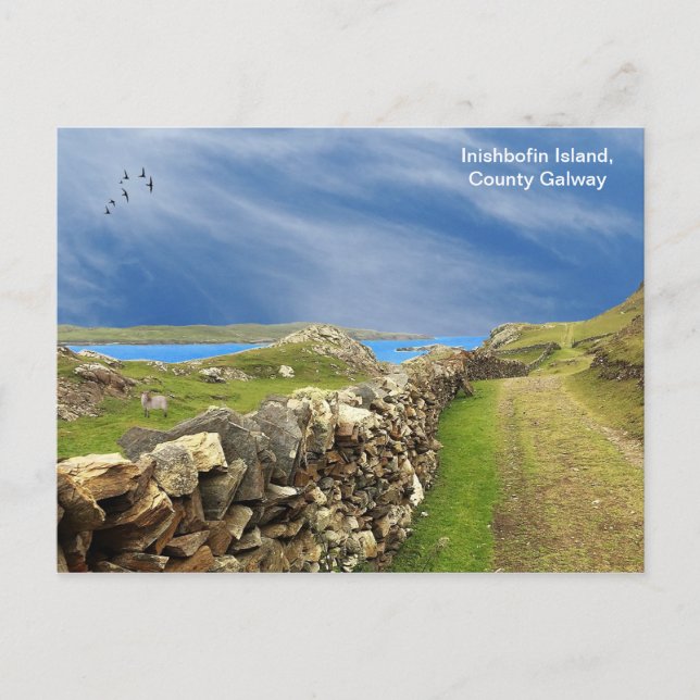 Imagen irlandesa para postal (Anverso)